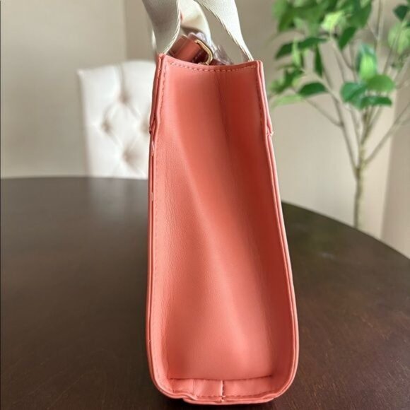 Cavalli Class Coral Haze Handbag With Adjustable Strap & Canvas Handles Designer - Picture 3 of 6